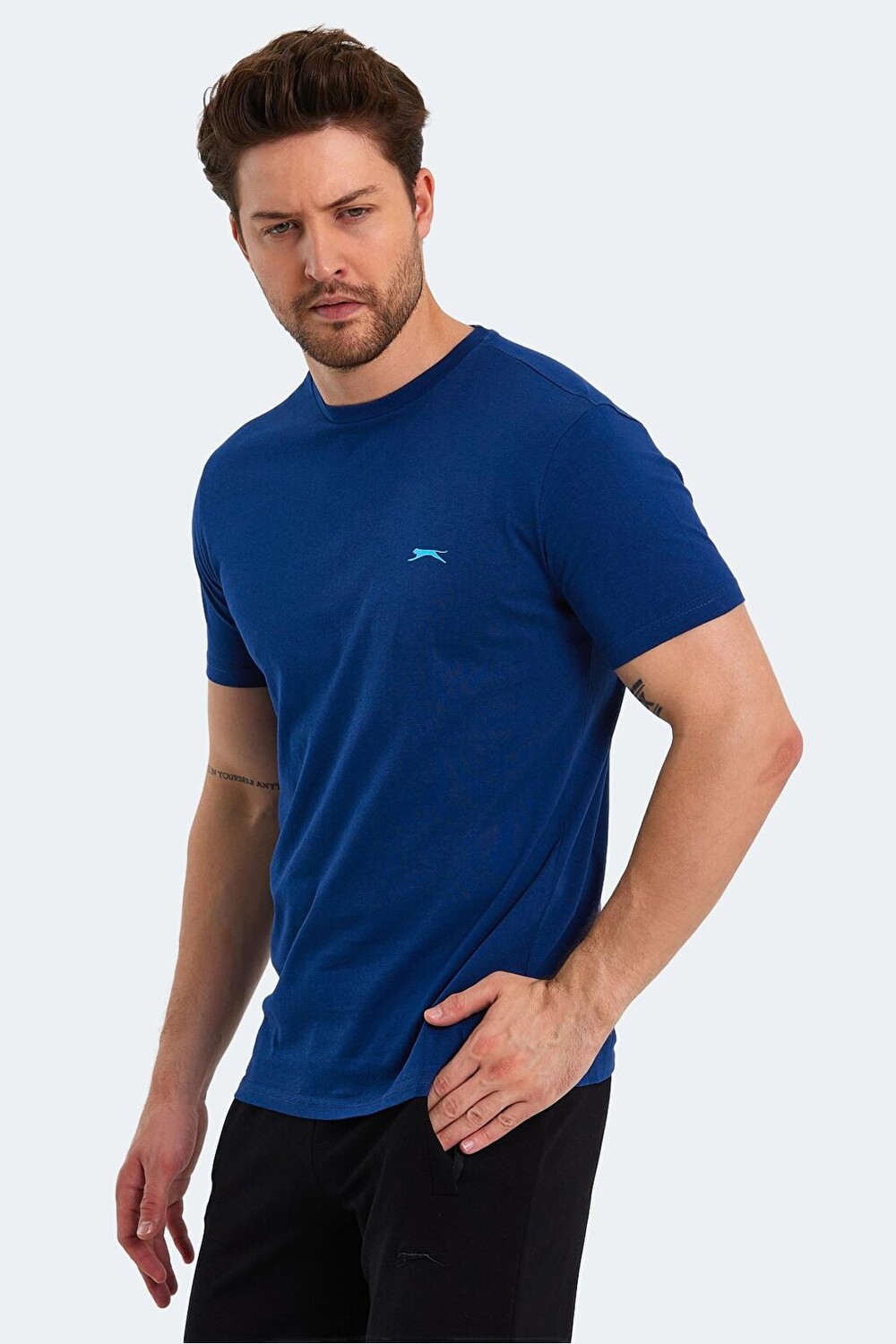 

Мужская футболка с коротким рукавом PANCO индиго SLAZENGER