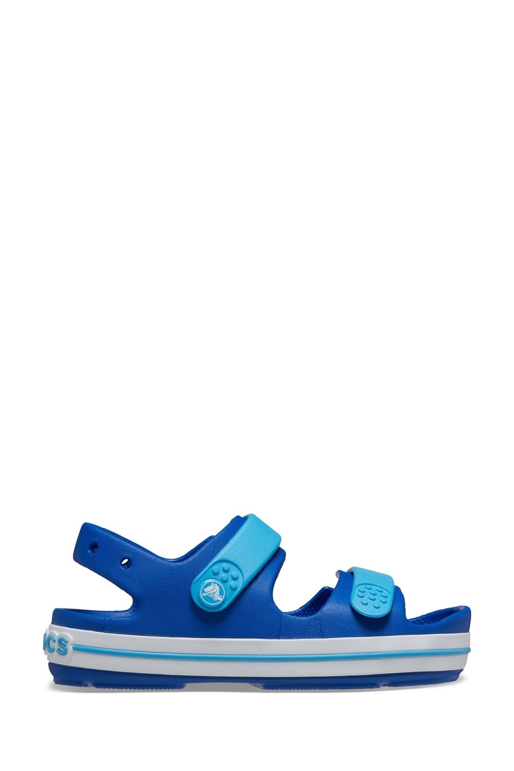 

Детские сандалии-круизы с крокодиловой полосой Crocs, синий