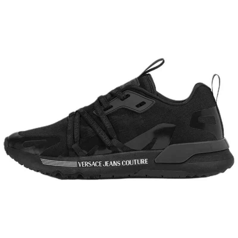VERSACE JEANS COUTURE Динамичные лоу-топы Casual Shoes мужские Black