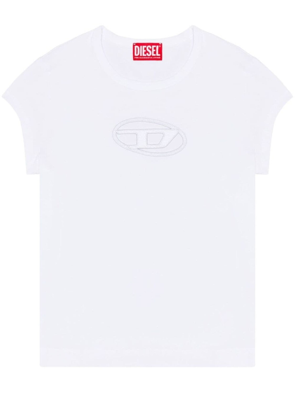 

Diesel футболка T-Angie с логотипом, белый