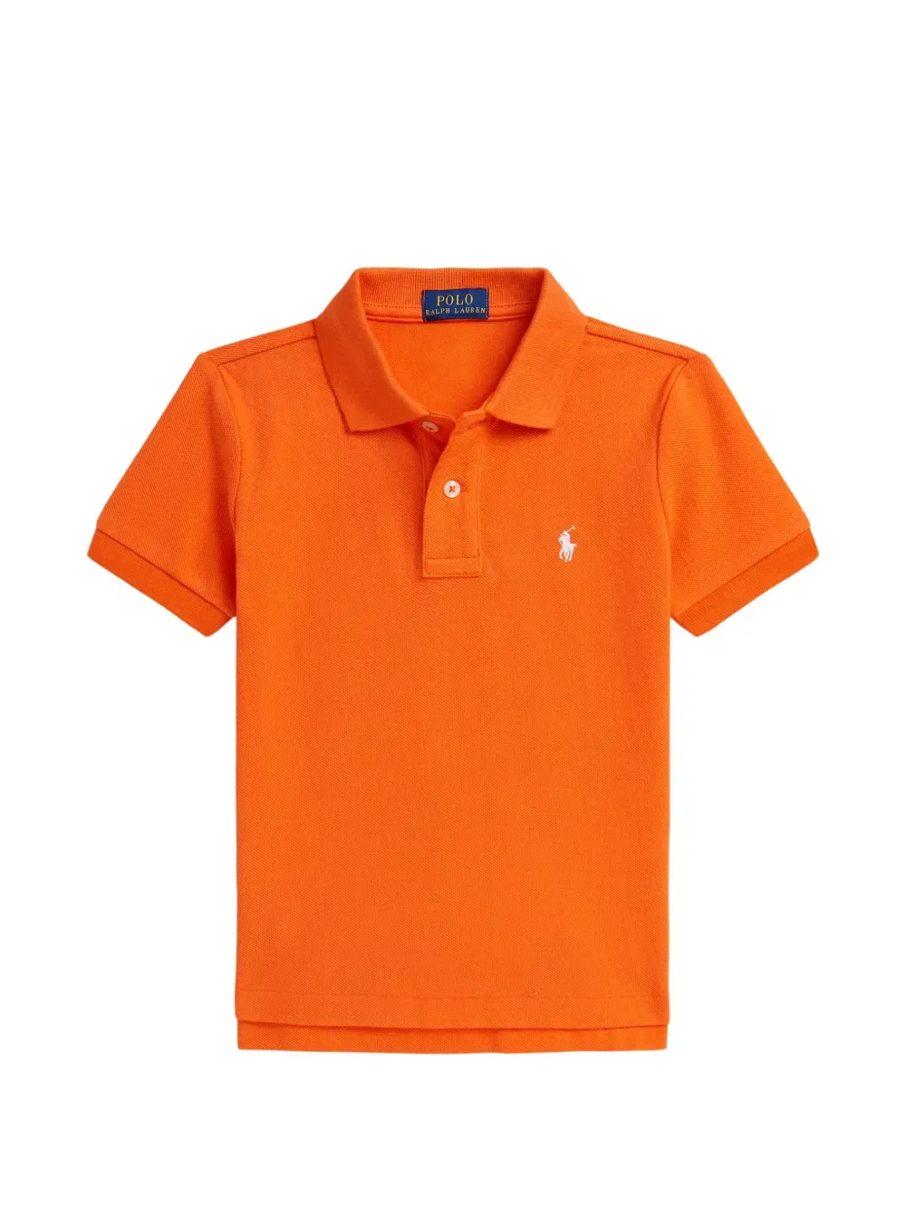 Знаменитая рубашка-поло с короткими рукавами Polo Ralph Lauren Kids, оранжевый