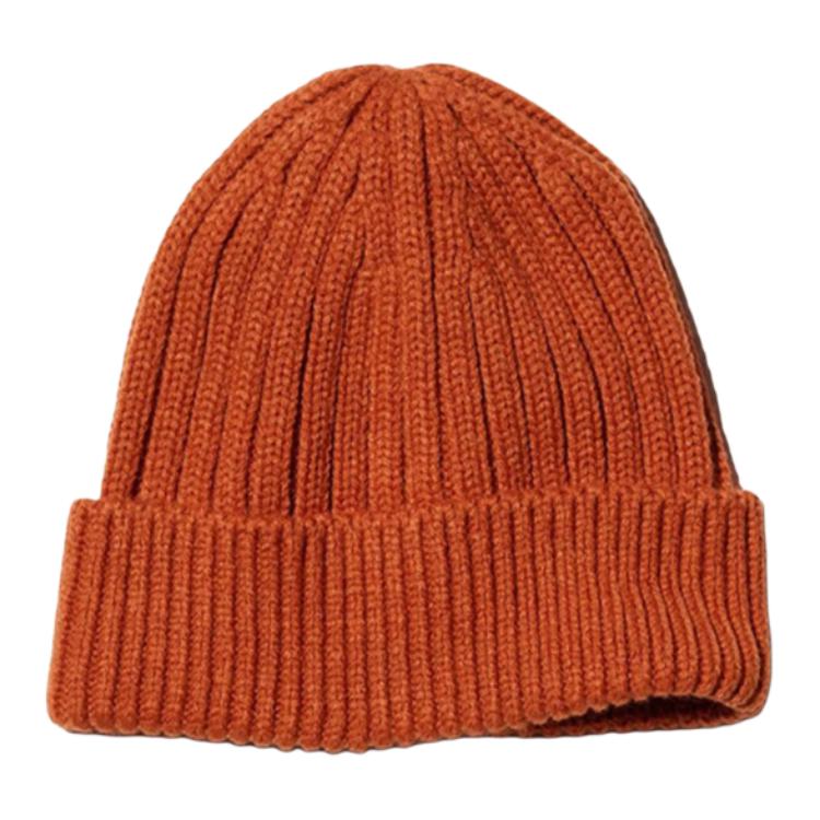 

UNIQLO Акриловая шапка Unisex Ivory/Dark Gray/Black/Orange Red