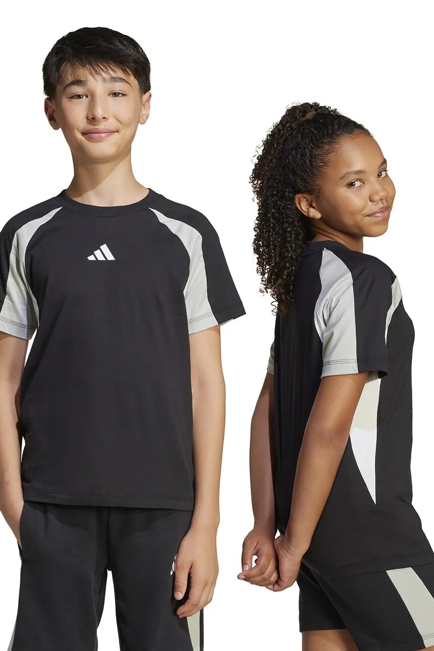 

Футболка детская хлопковая Adidas, черный