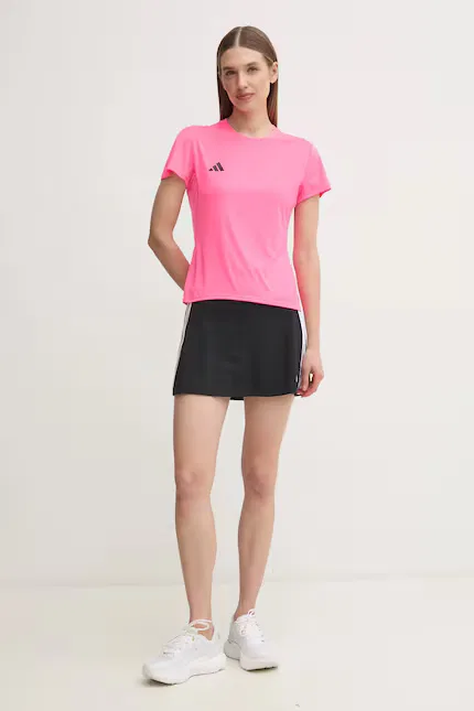 Футболка с коротким рукавом для бега Adizero Essentials Adidas Performance, розовый — фото 2
