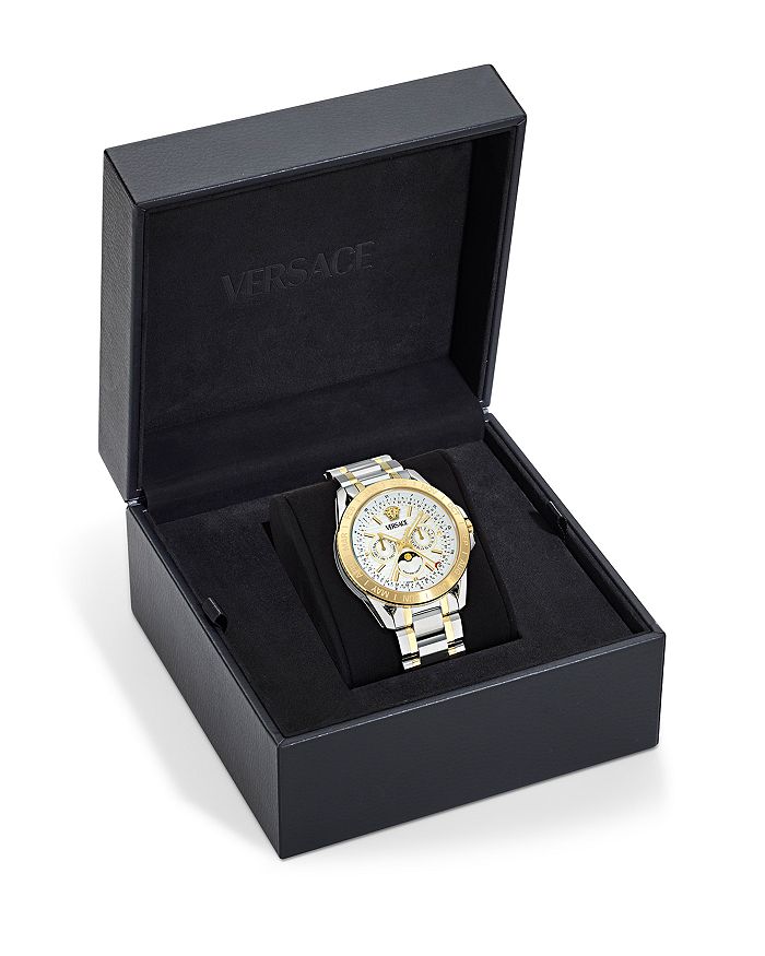 V-Galaxy Moonphase Watch, 43mm – Часы V-Galaxy с индикатором лунных фаз, 43 мм Versace, мультиколор — фото 3