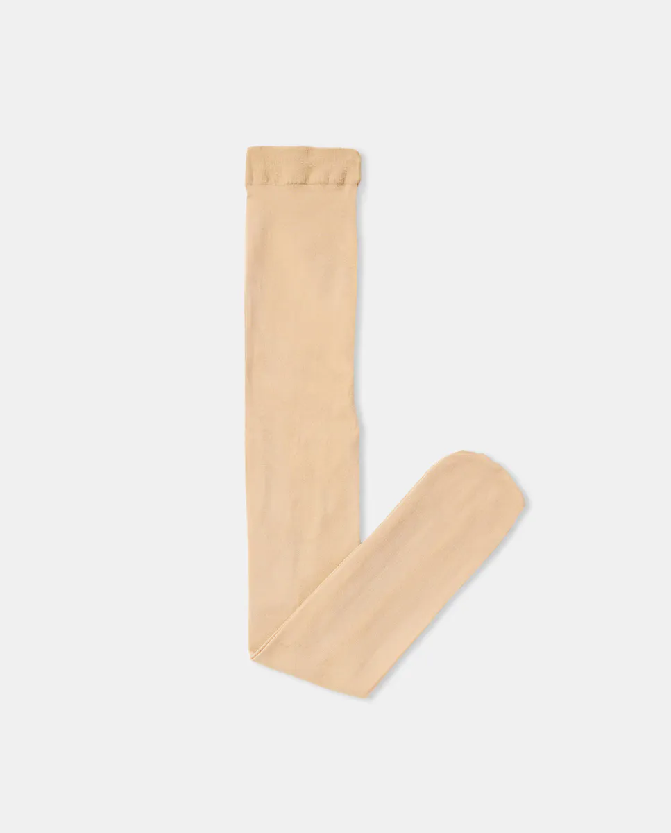 

Прозрачные колготки для девочек Cotton Juice, бежевый