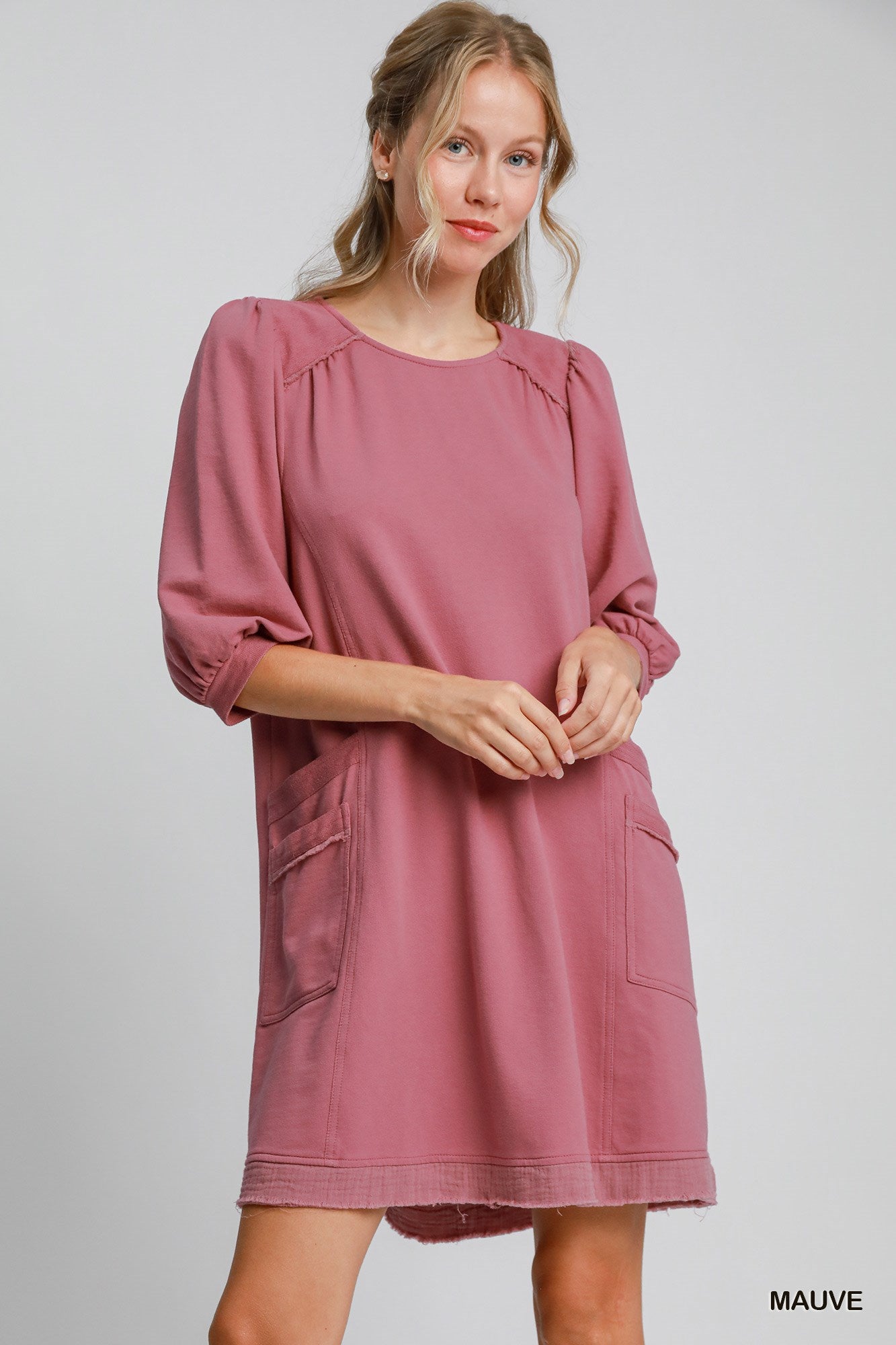 

Мини-платье из французского трикотажа FASHNZFAB, цвет mauve