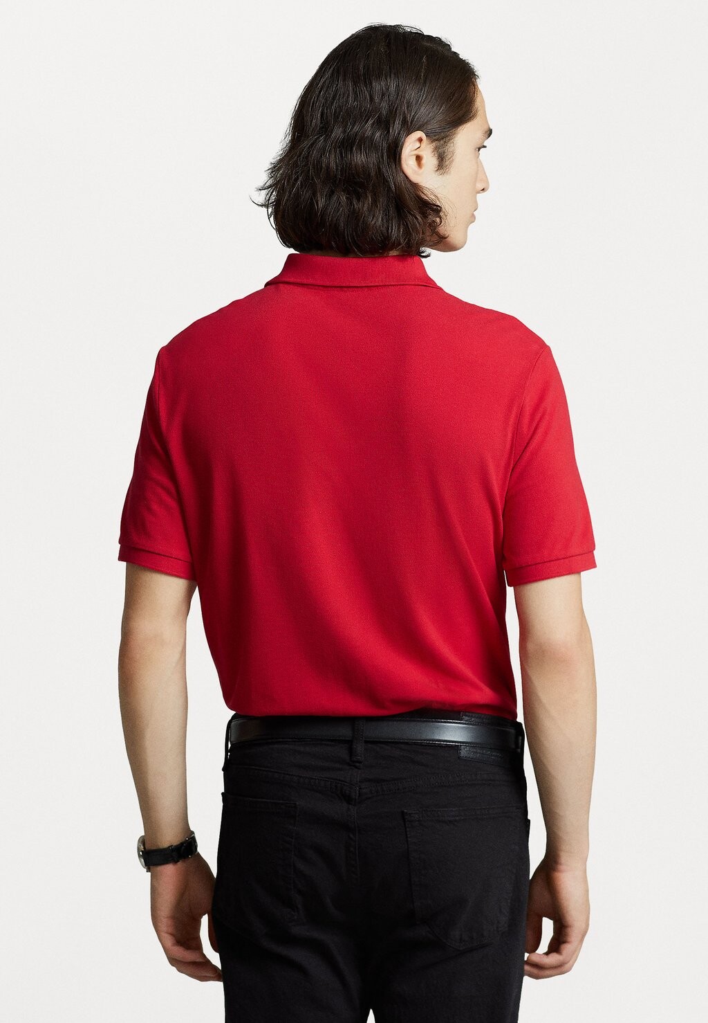 Рубашка-поло SLIM FIT Polo Ralph Lauren, красный — фото 3