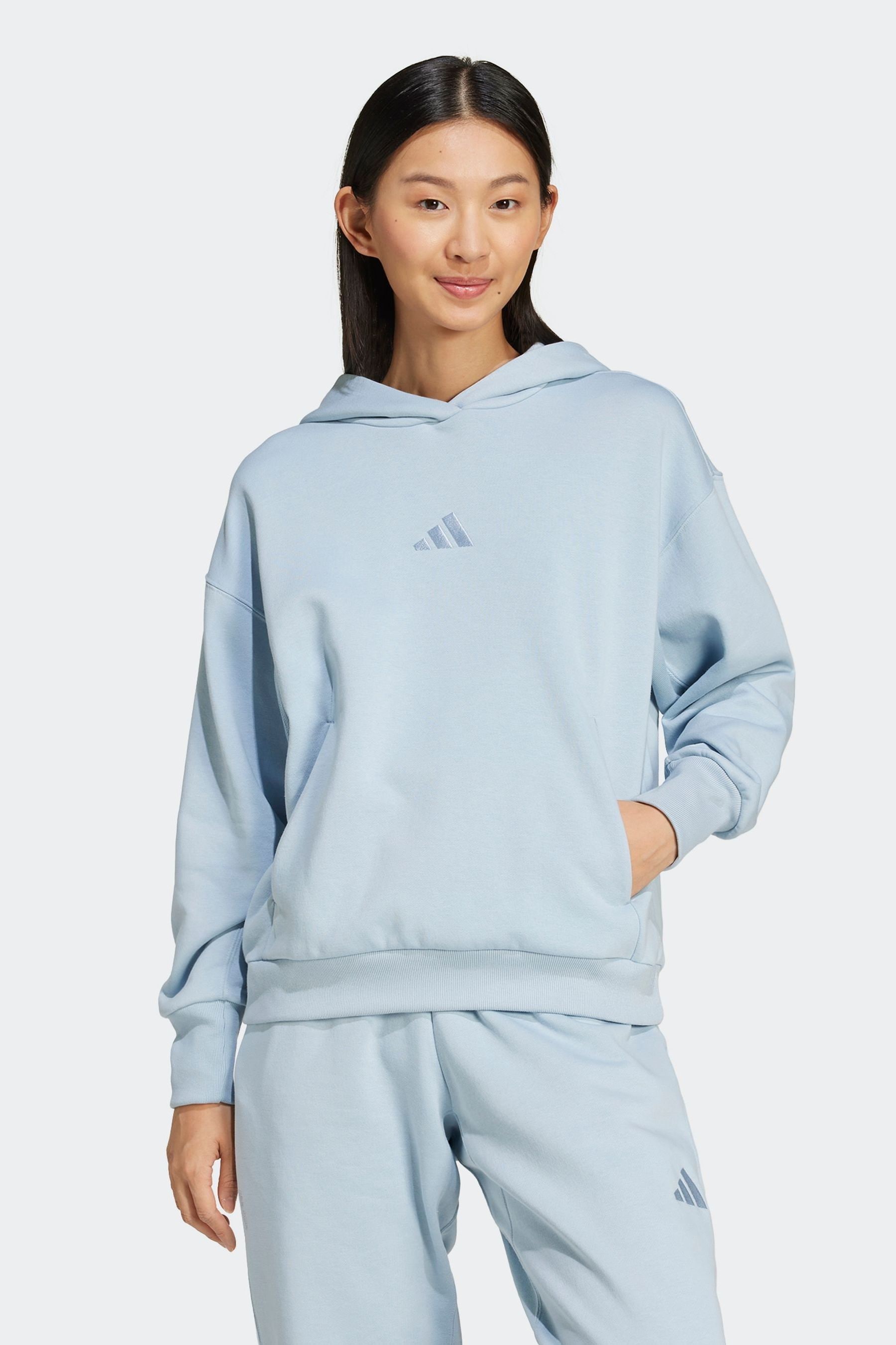 

Boyfriend все szn толстовка с капюшоном Adidas, синий