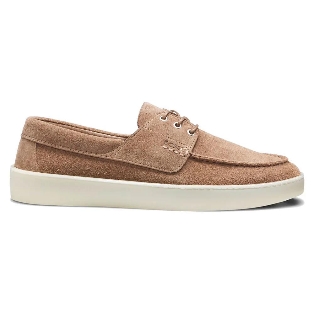 

Лоферы BOSS Randal boat shoes, бежевый
