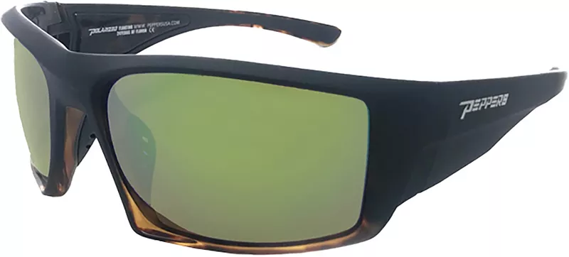 

Непотопляемые поляризационные солнцезащитные очки Peppers Quiet Storm Peppers Eyewear, цвет Black Tortoise/Brown Emerald Green