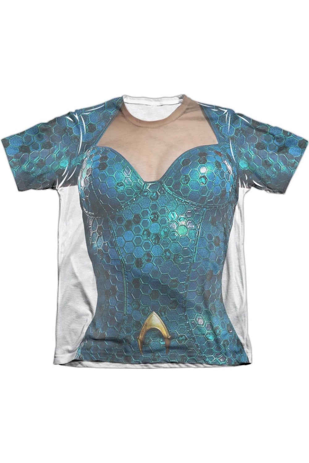 

Футболка Mera Uniform для взрослых из полиэстера/хлопка с коротким рукавом / футболка Aquaman Movie, белый