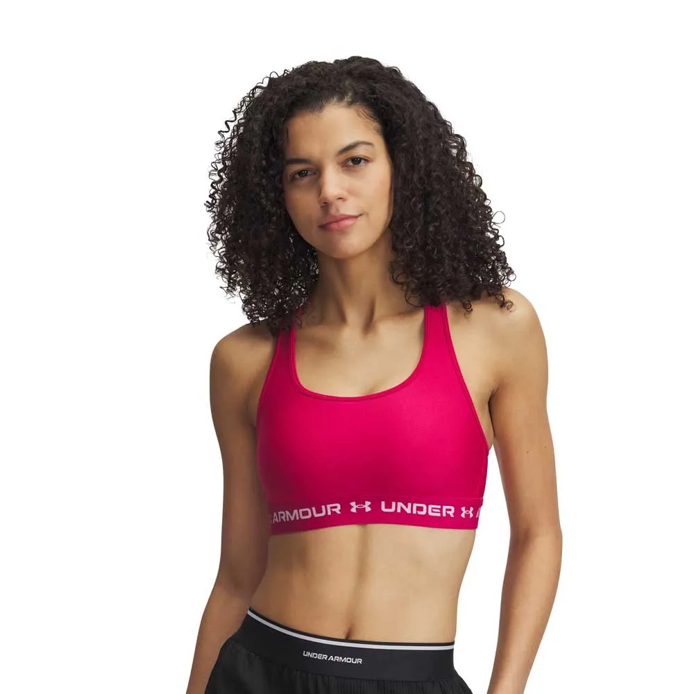 

Спортивный топ Under Armour Crossback medium support, розовый