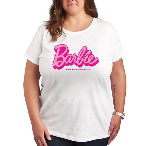 

Кукла Plus продается отдельно. Футболка с рисунком. Barbie, белый