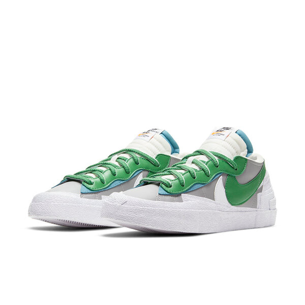 Кроссовки x sacai blazer low Nike, белый — фото 3