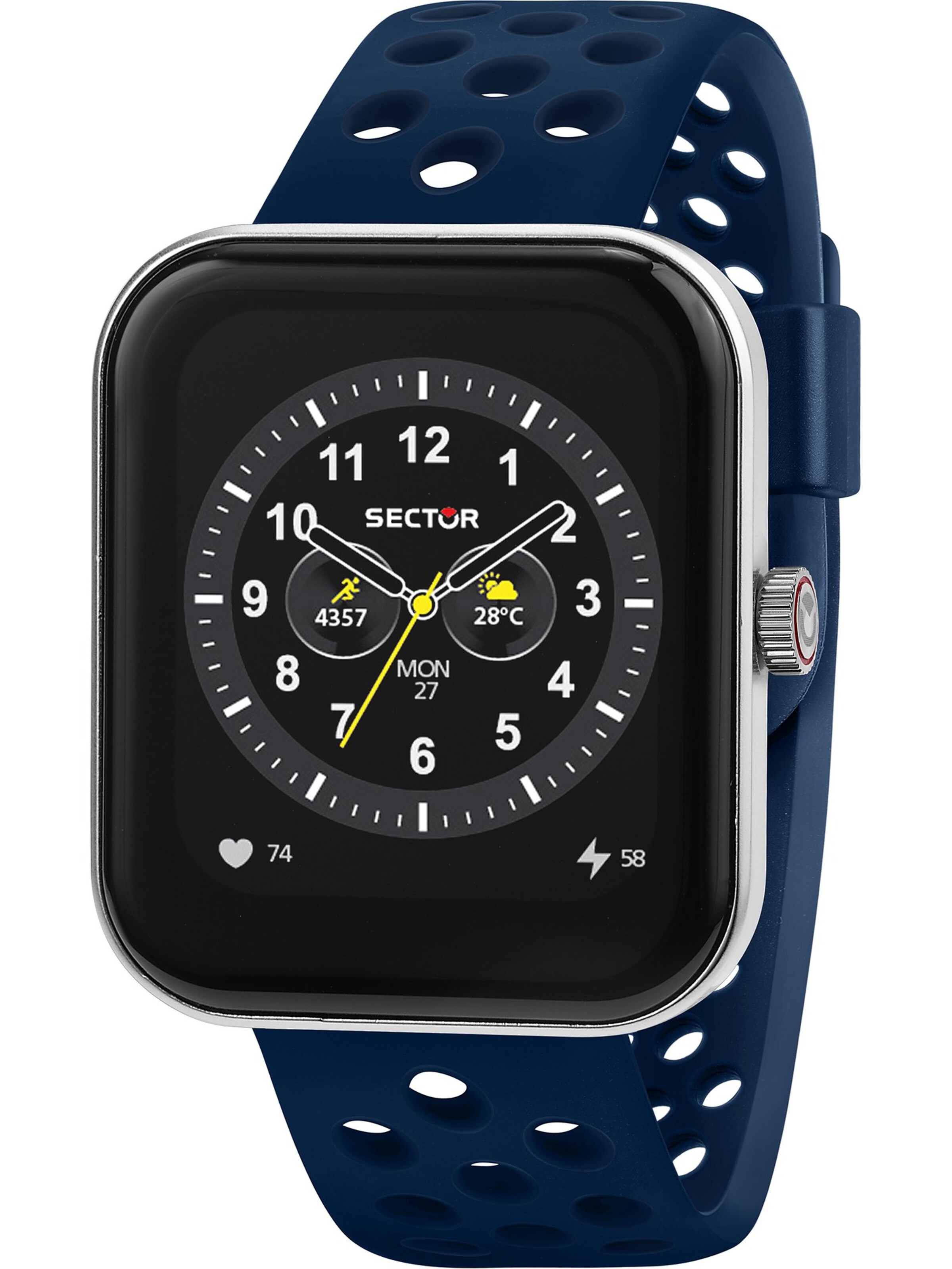 

SECTOR Цифровые часы в синем цвете