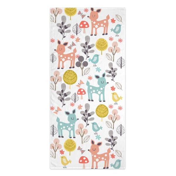 

Полотенце для рук Moshi Moshi Kids Woodland, 1x70x150 см, разноцветный