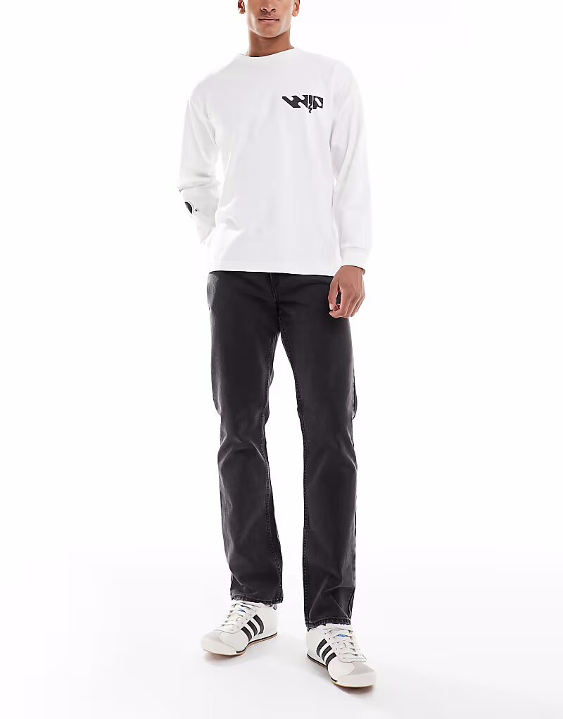 

Джинсы прямого кроя черного цвета New Look