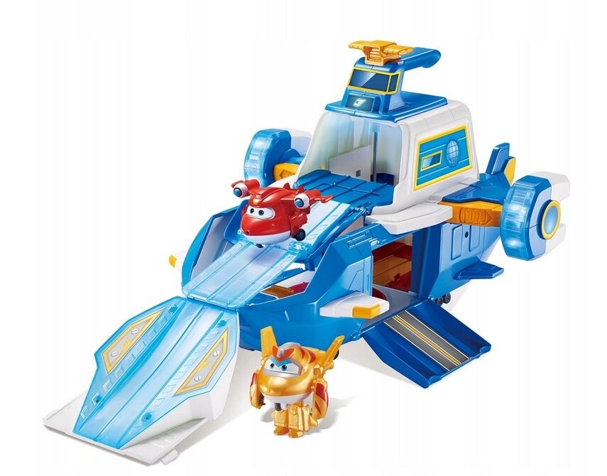

Большой экипажный самолет SuperWings + 2 фигурки Golden Boy и Джетта Джетека. Super Wings