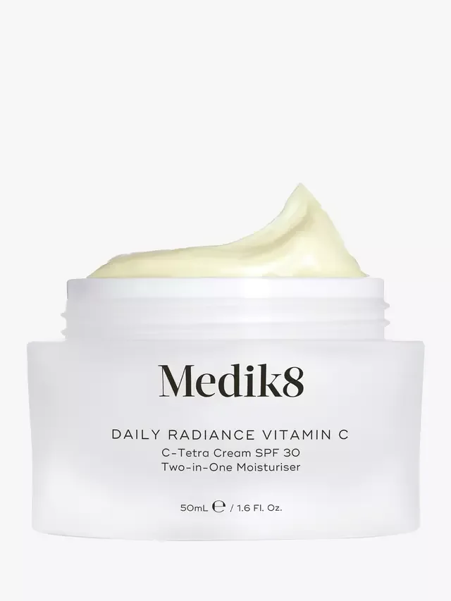 Крем для лица SPF MEDIK8 Увлажняющий Дневное сияние с витамином С и тетрапатином