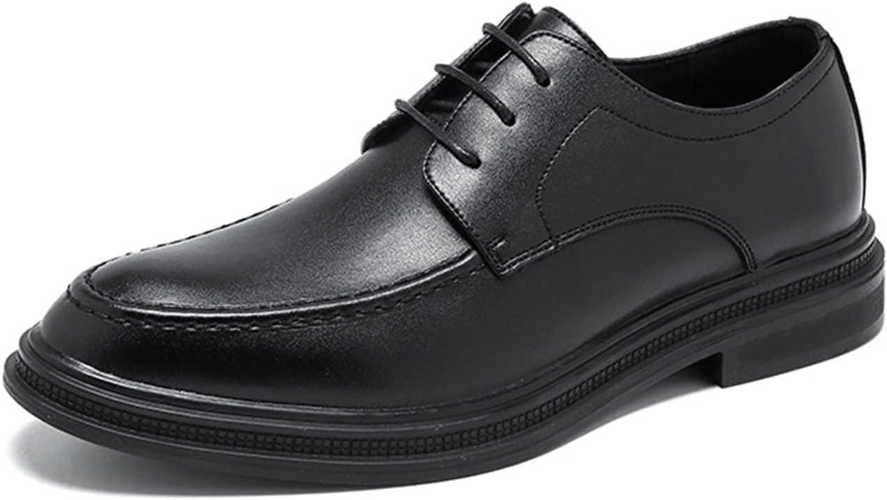 

Мужские оксфорды KYOESCAI с шнуровкой, классические дерби с брошью, удобные формальные туфли для офиса, бизнеса и свадьбы, черный