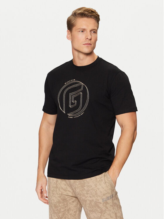 

Футболка стандартного кроя Guess, черный