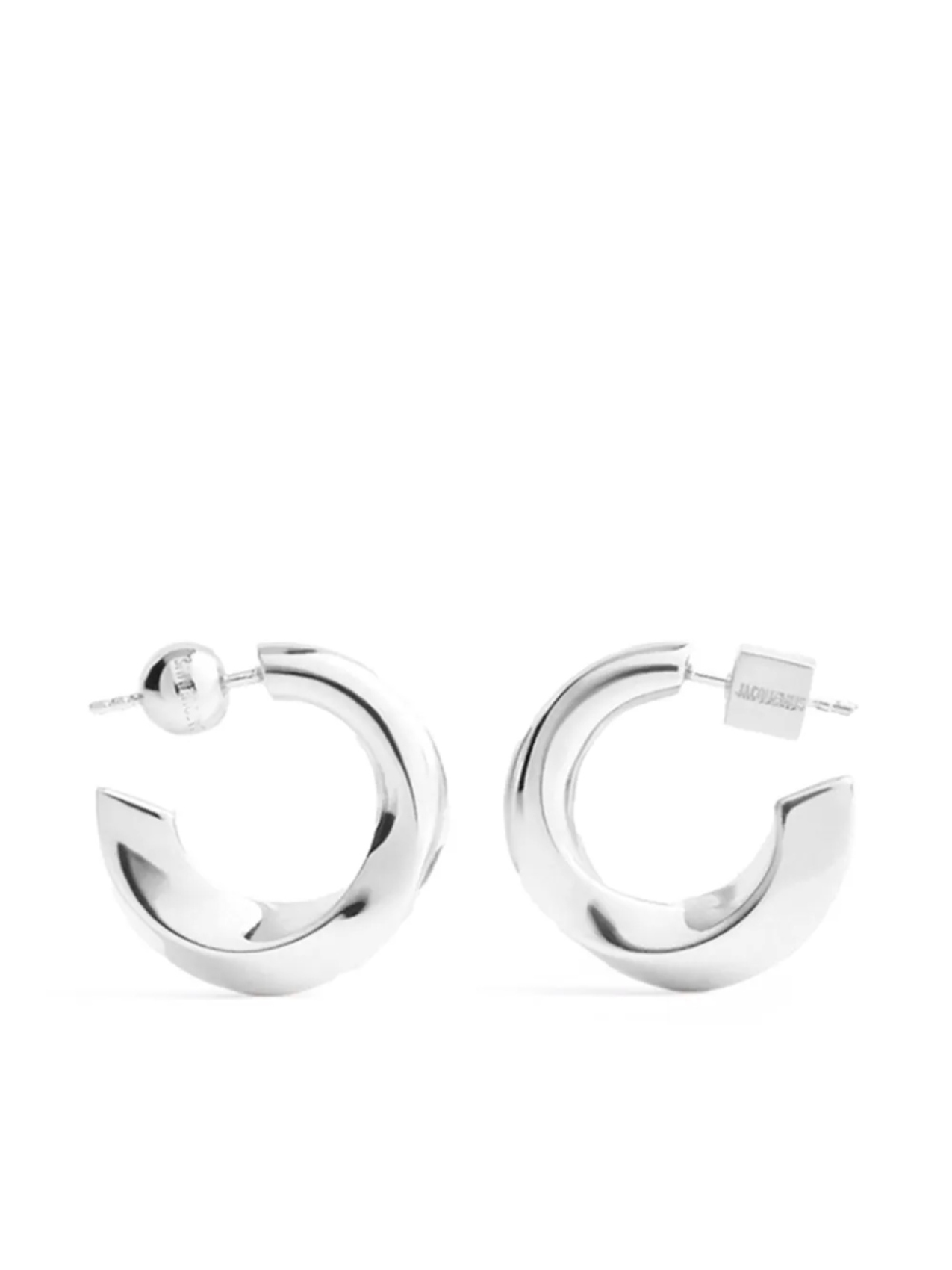 

Jacquemus полукруглые серьги, серебряный