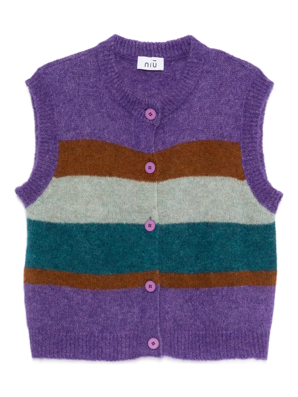 

Полосатый жилет Niu, фиолетовый