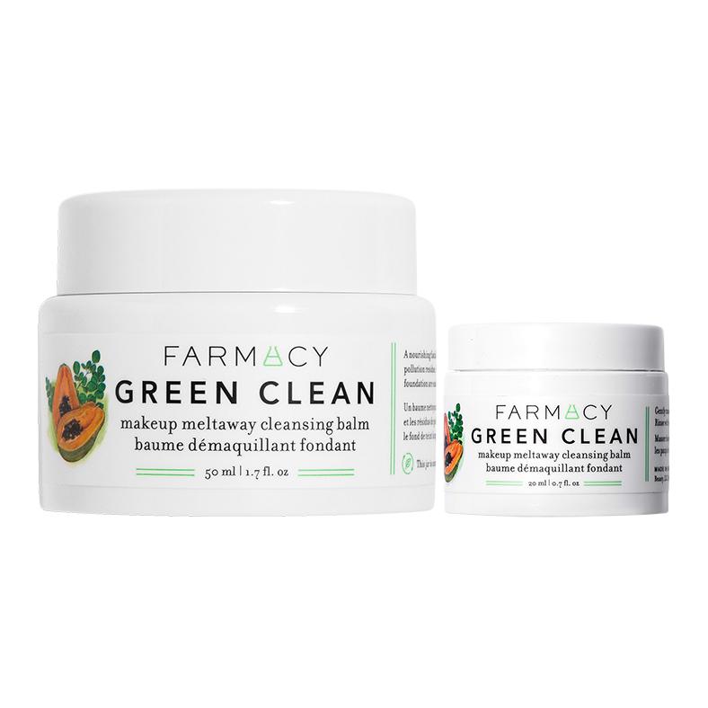 

FARMACY Нежный и очищающий бальзам для умывания увлажняющий, отшелушивающий, против черных точек, очищающий 100мл/100мл+20мл