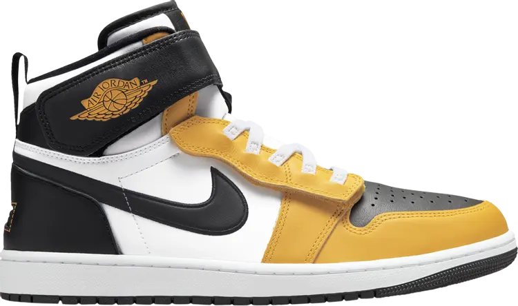 

Кроссовки Air Jordan 1 High FlyEase 'Yellow Ochre', желтый