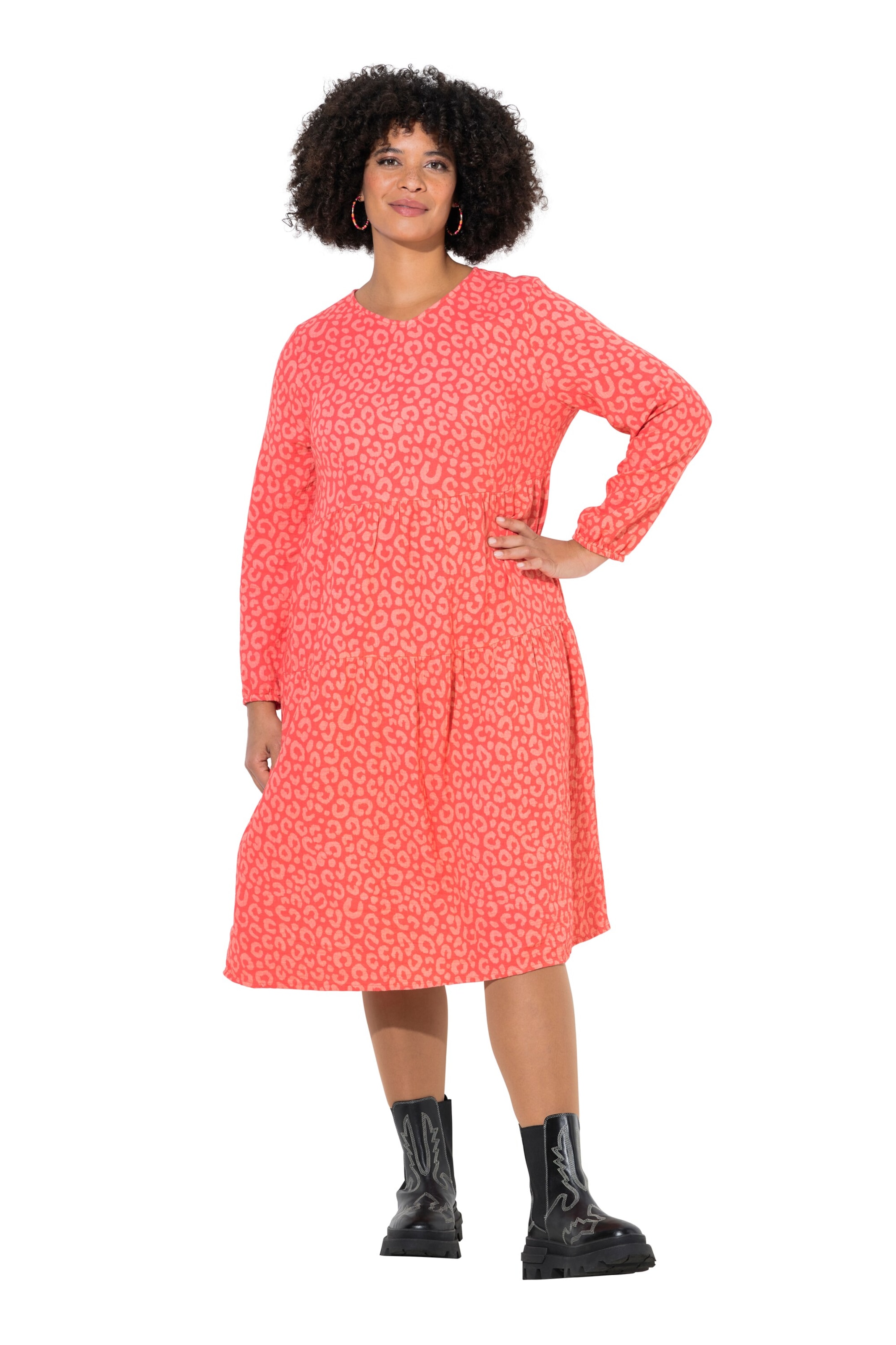 

Angel of Style Платье в оранжево-красном цвете