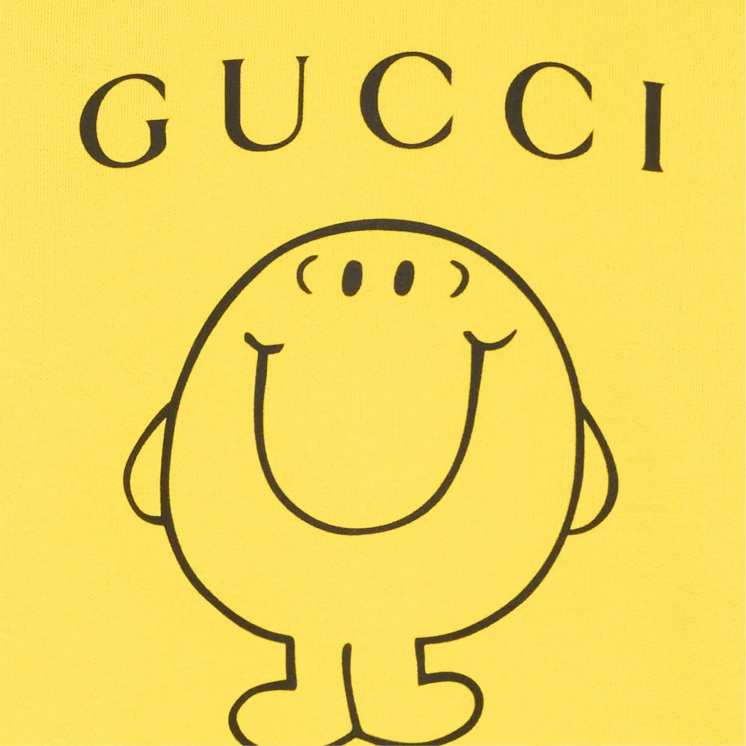 Детский свитшот с круглым вырезом GUCCI, Yellow — фото 4