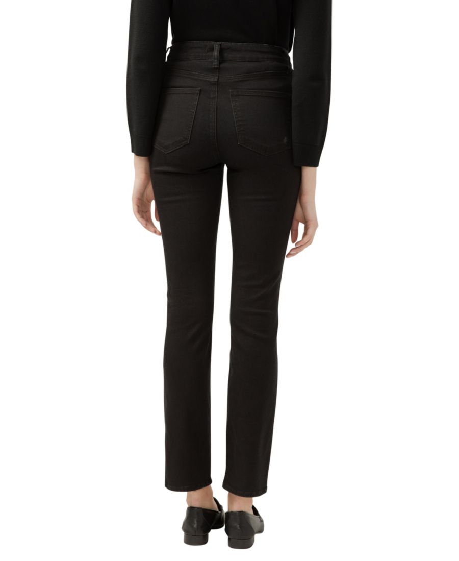 Женские джинсы Avery с высокой посадкой, облегающего кроя, прямого кроя Silver Jeans Co, Black — фото 4