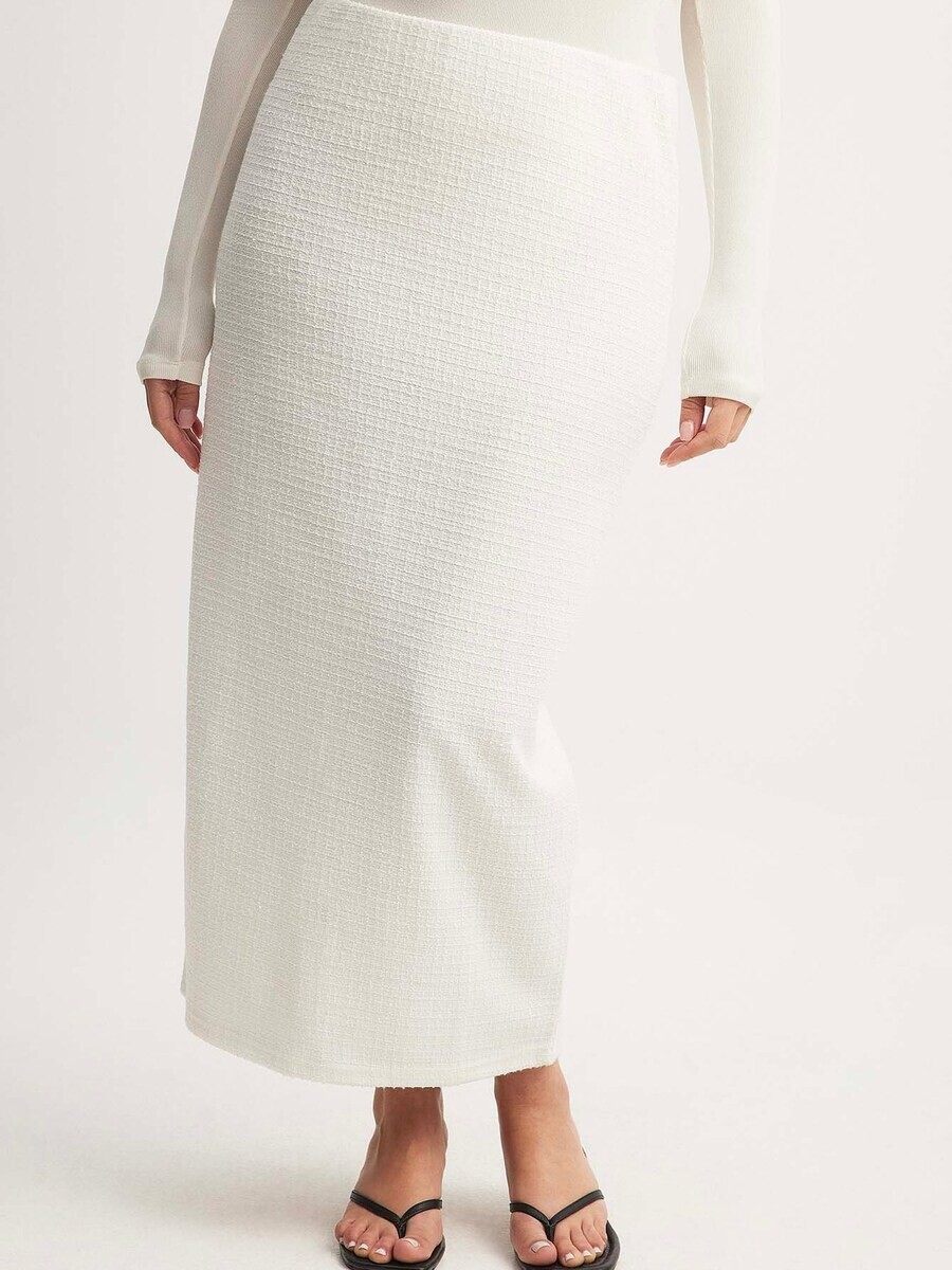 

Юбка макси NA-KD Skirt, белый
