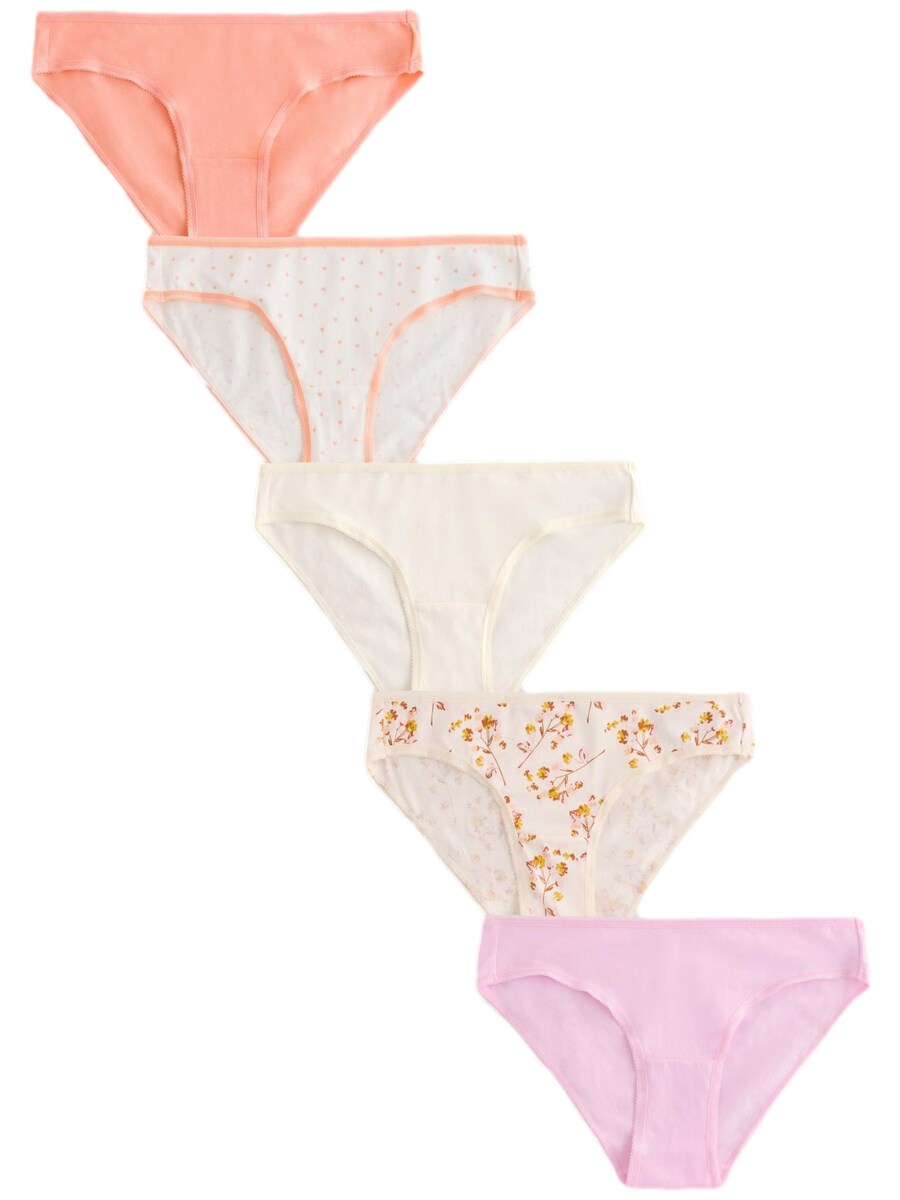 

Трусики Next, цвет Cream/Ecru/Salmon/Rose/White