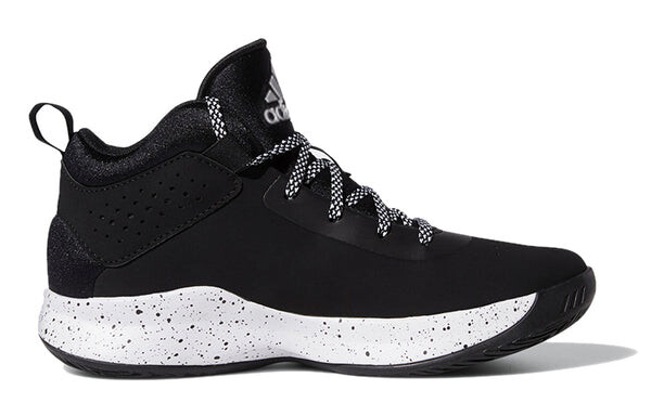 Кроссовки cross 'em up 5 j wide 'black silver metallic' Adidas, черный — фото 2