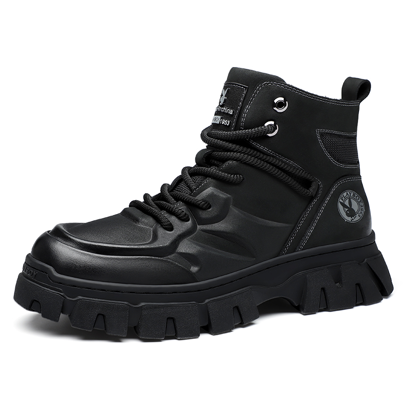 

Короткие мужские ботинки Martin 4,5 см Playboy, Black