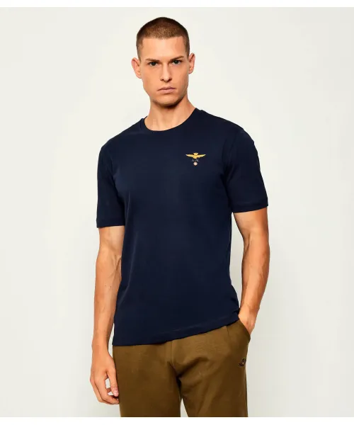 

Футболка Regular fit Aeronautica Militare, синий