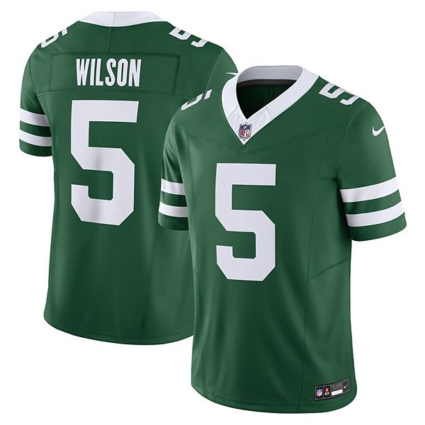 

Мужская футболка Garrett Wilson Legacy Green New York Jets Vapor FUSE Limited Nike