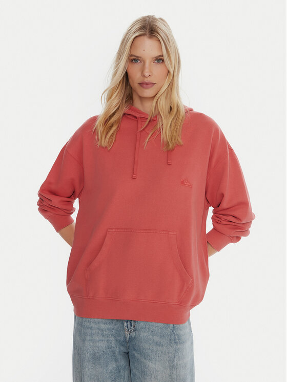 

Свитшот regular fit Esential Hoodie EQWFT03191 Quiksilver, красный