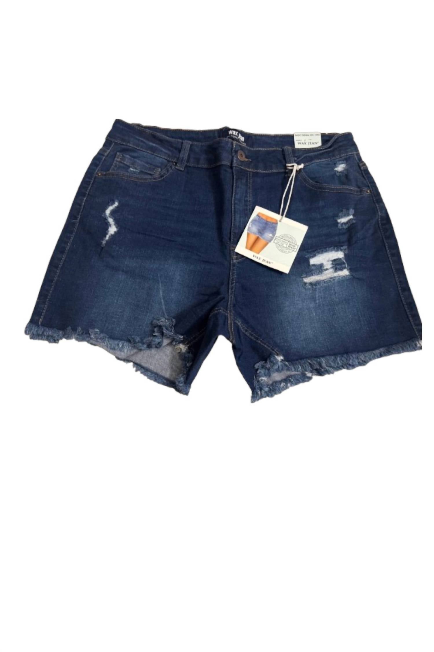 

Curve Market Женские джинсовые шорты Wax Jean шорты из темно-синего денима