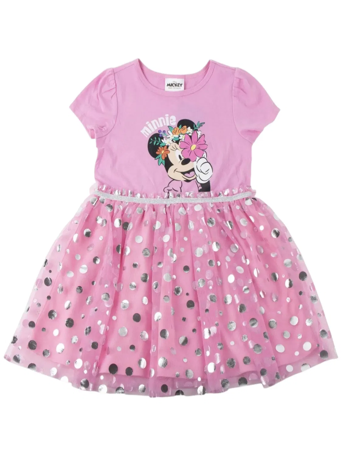 Платье с принтом Minnie Mouse Cerda, розовый