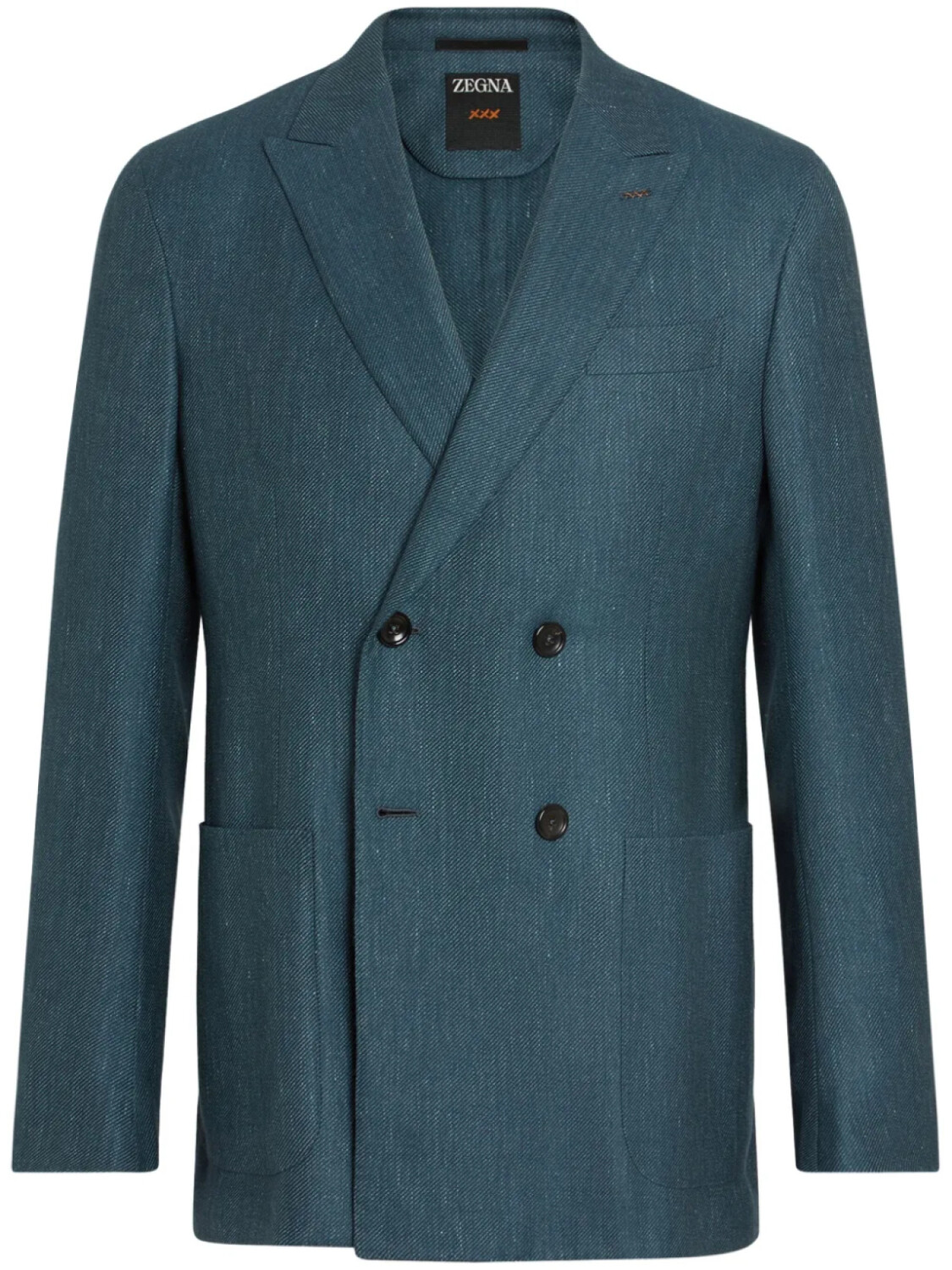 

Zegna двубортный пиджак, синий