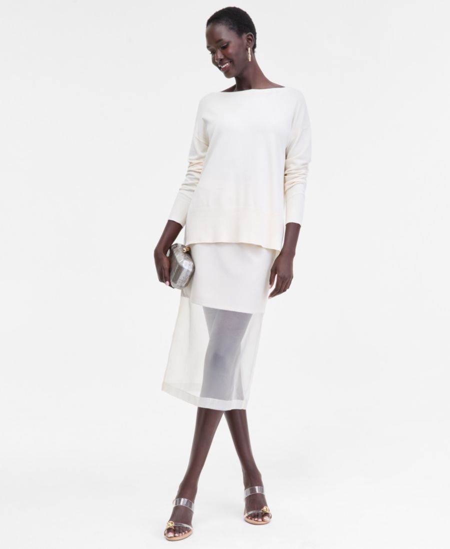 

Женский повседневный свитер-туника, размеры P/XS-XXL INC International Concepts, Vintage Cr