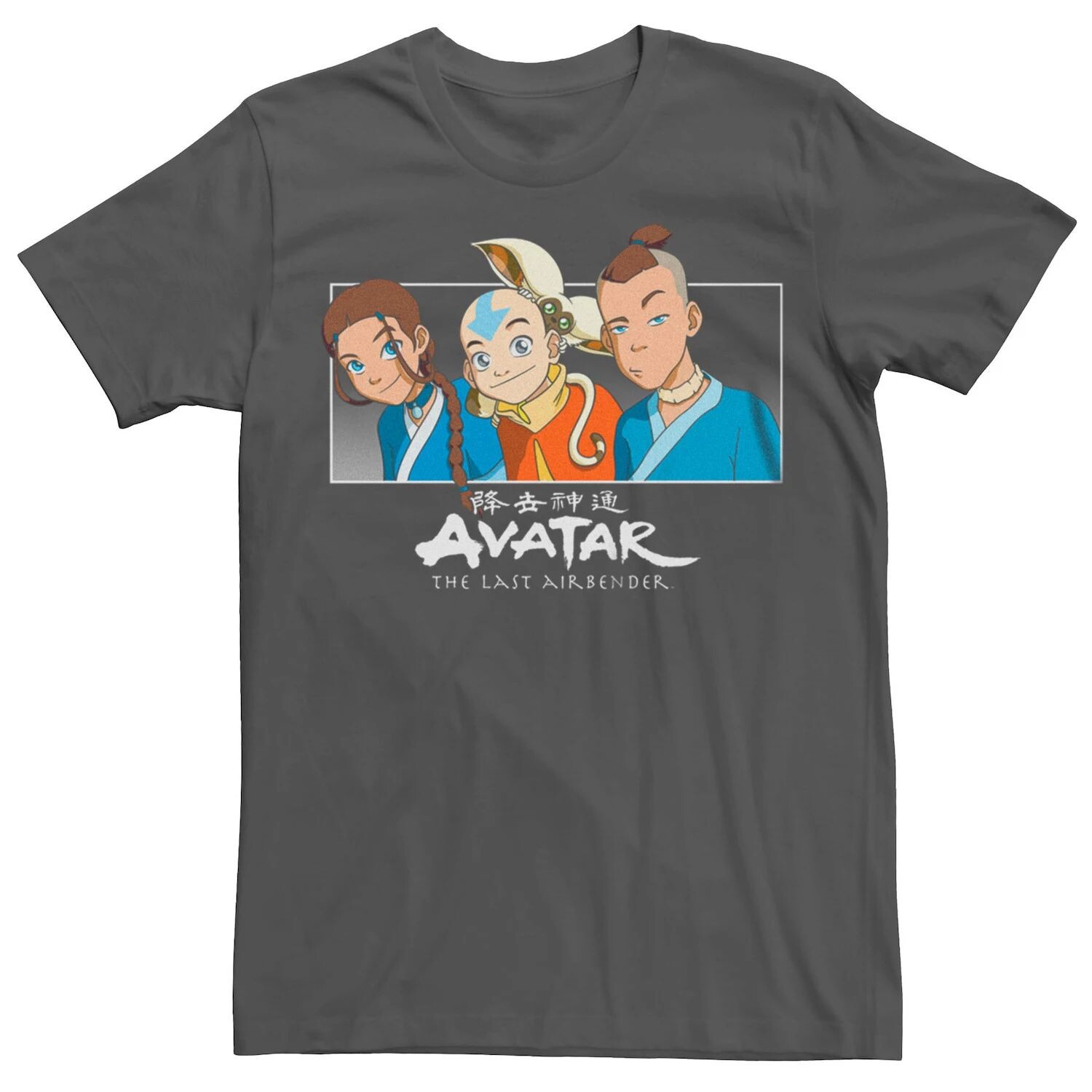 

Мужская футболка «Аватар: последний маг воздуха: три друга» Licensed Character