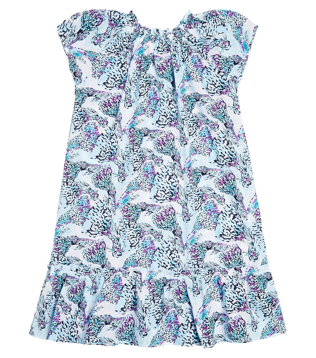 

Платье giselle из хлопка Vilebrequin Kids, синий