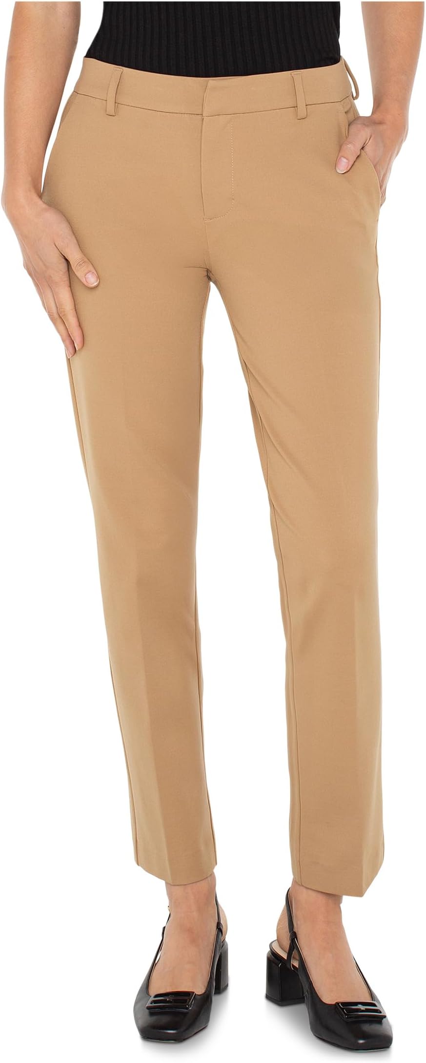 

Брюки Liverpool Los Angeles Kelsey Mid-rise Trousers, цвет Desert Camel