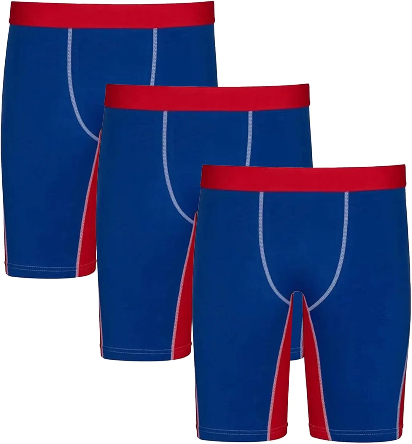 Боксеры длинные, хлопок, M126-3pc