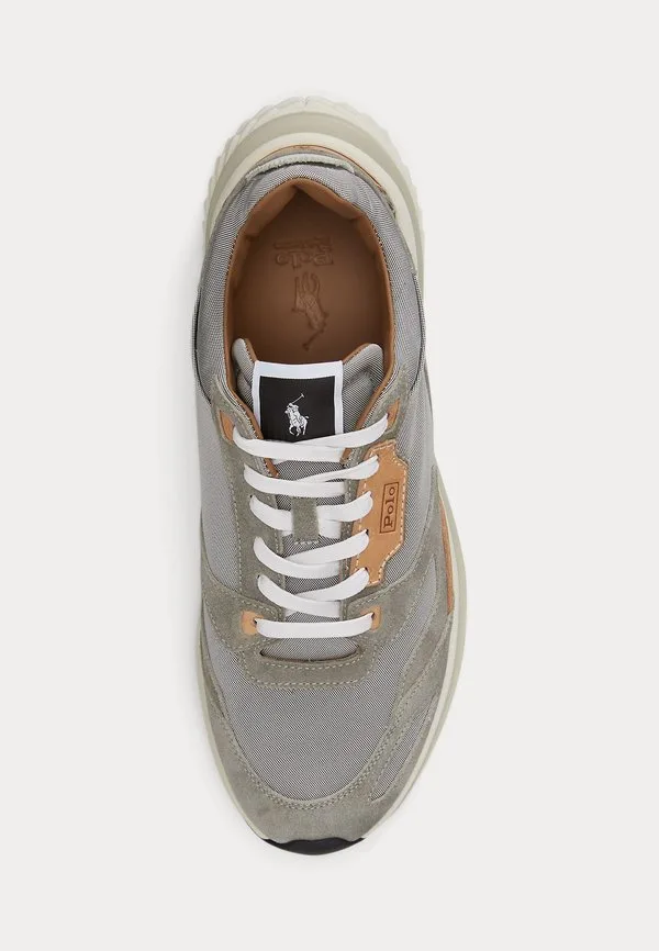 Современные кроссовки modern trainer 200 с замшевыми вставками Polo Ralph Lauren, Grey — фото 4