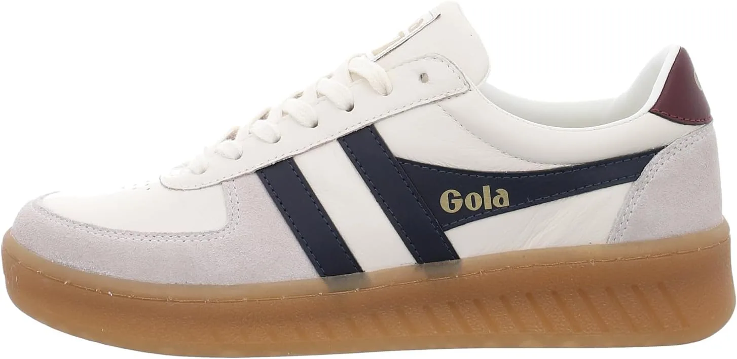 Мужские кроссовки Gola Elite Grandslam, белый/темно-синий/бордовый — фото 2